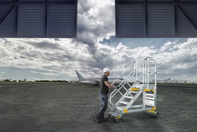 Plattformtreppe fahrbar | © MUNK GmbH